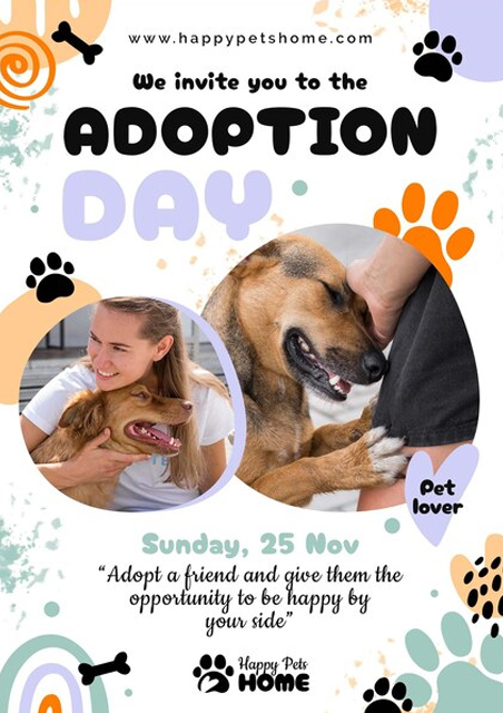 Pet-Adoption-Day-Invitation-Card